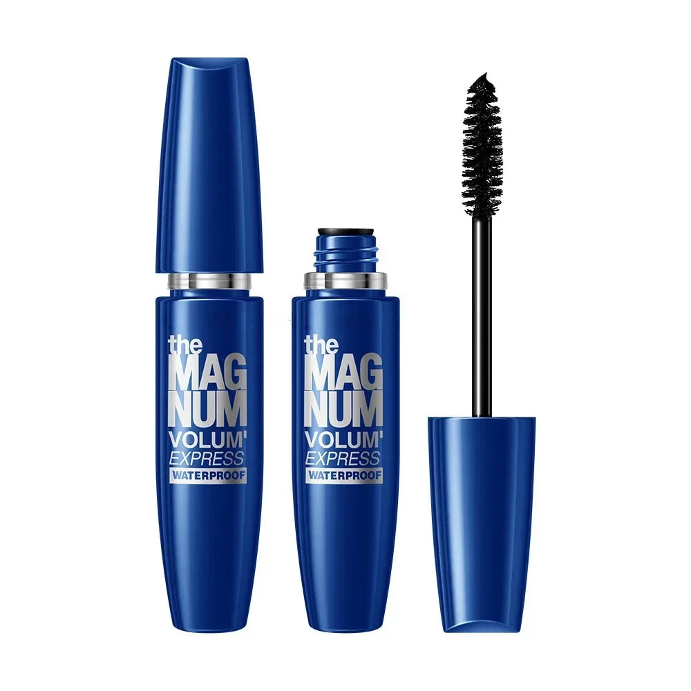 4D Black Mascara Thickening Lengthening Curling Waterproof Liquid Fiber Mascara Lasting Black Content and Non-caking Prolonged