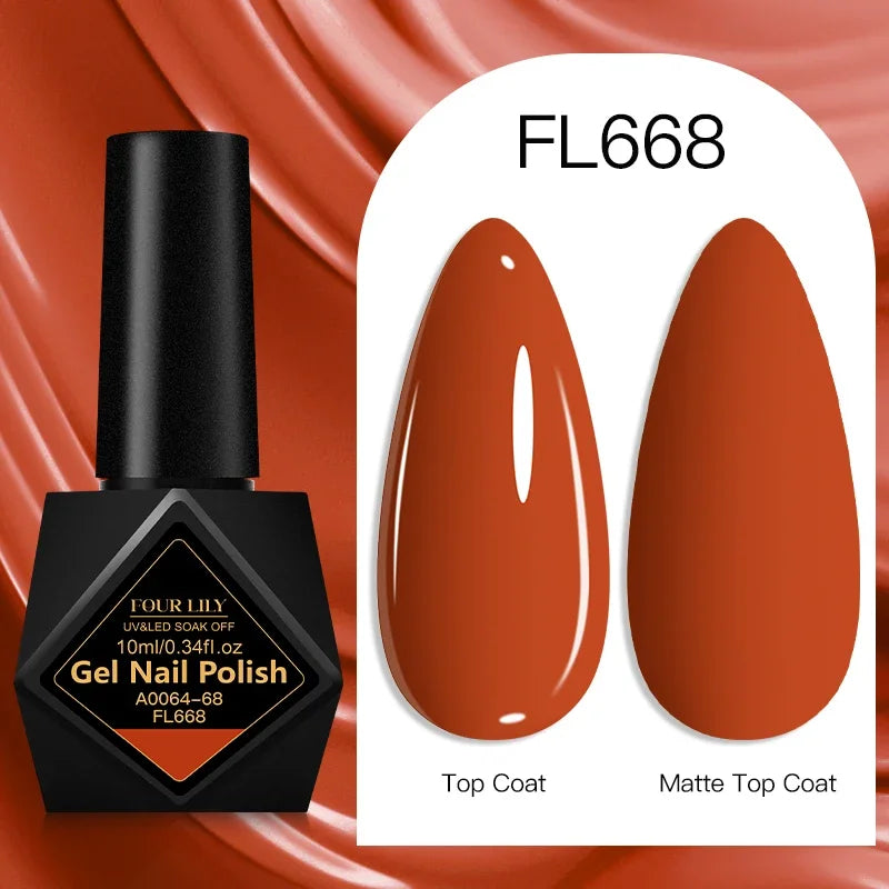 10ml Gel Nail Polish 162 Colors Nail Supplies Vernis Semi Permanent Nail Art Manicure Soak Off LED UV Gel Nail Varnishes Summer