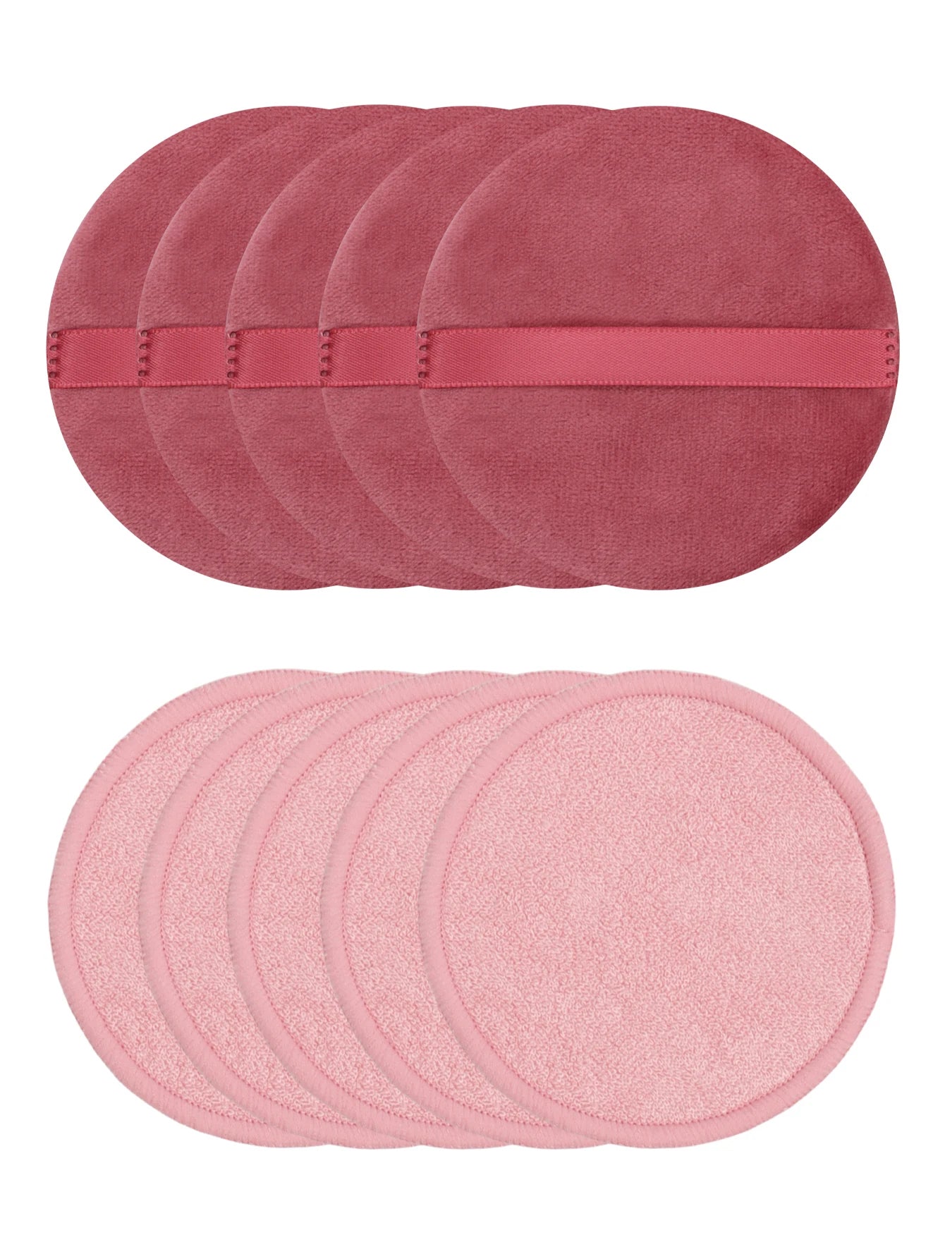 10Pcs Makeup Remover Pads Can Be Soaked in Water and Can Be Removed with Facial Makeup It Can Also Be Used with Makeup Remover.