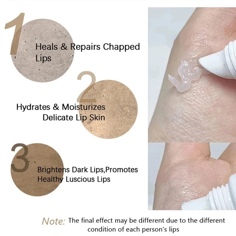 15g Remove Dark Lip Balm Lip Essence Cream Lighten Lip Lines Whitening Moisturizing Brightening Serum Lip Care Product Women Men