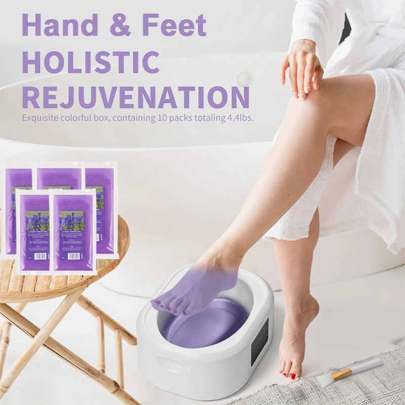450g/200g Paraffin Wax Hand and Foot Feet Mask Peel Off 3Pcs/1Pcs SPA Moisturizing 200g/450g Hand Soft Wax For Bikini Body