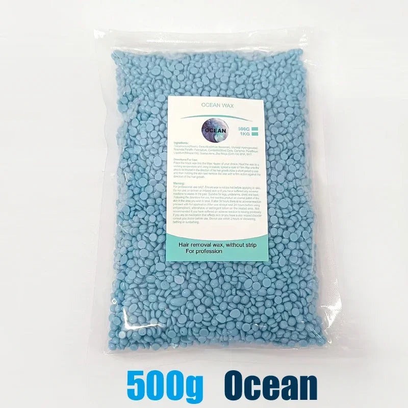 Hair Removal Wax Beads 500g/200g/50g For Wax Heater Painless Depilatory Waxing Body Hair Removal Beans Grooming Tool Unisex