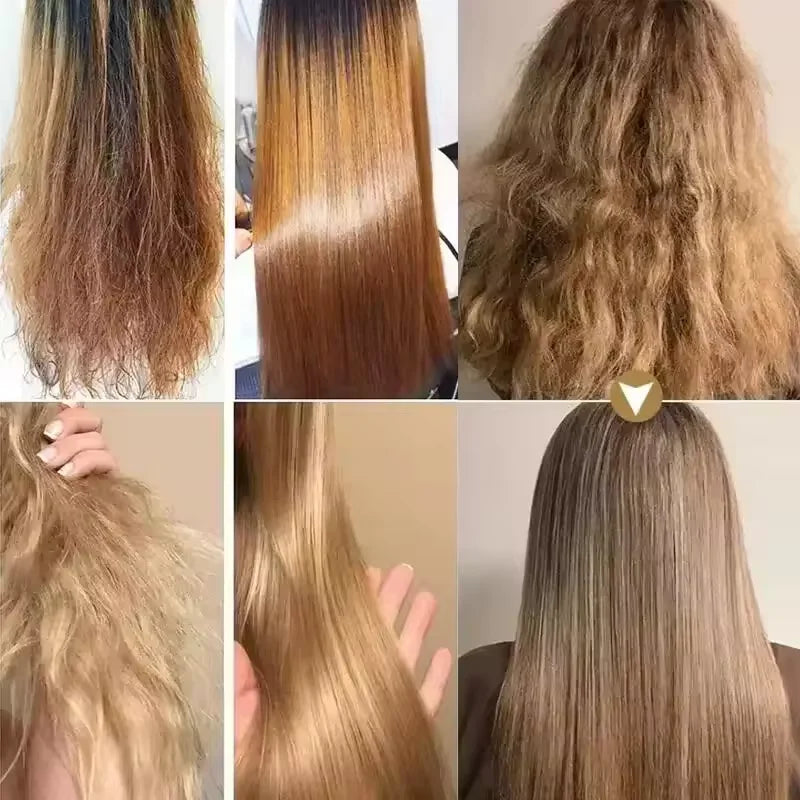 Magical Coconut Oil Hair Mask Instant Repair Soft Smooth Shiny Moisturize Nourishing Hair Care Treatment for Damaged Frizzy Hair