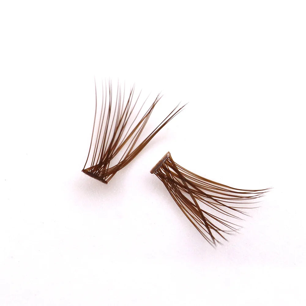 30D mixed Cluster Colored Cluster Eyelashes for Extension brown lashes Natural Faux Mink Eyelashes Individual Makeup Cilia SILK