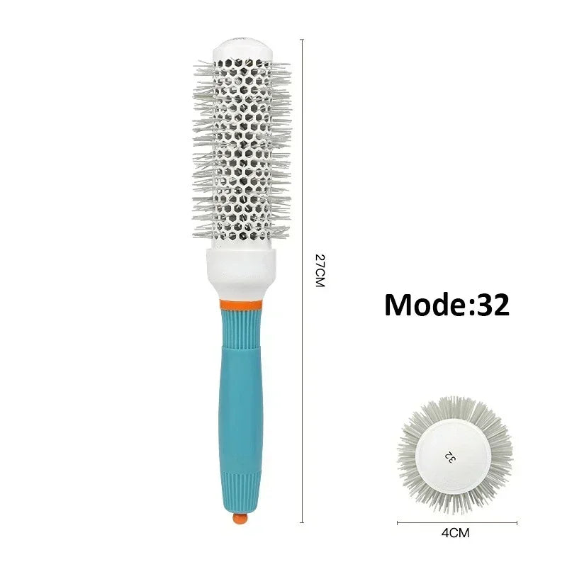 4 Sizes Professional Salon Styling Tools Round Hair Comb Hairdressing Curling Hair Brushes Comb Barrel Comb