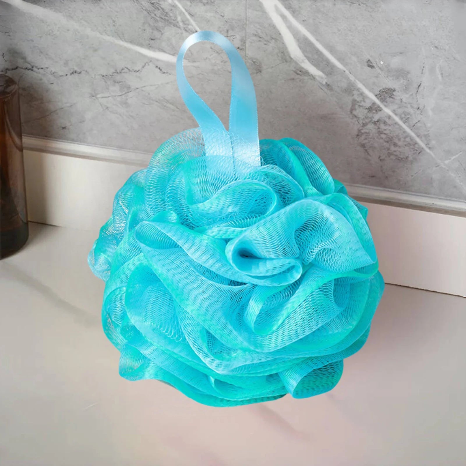 2PCS Exfoliating Bath Sponge Set Bath loofah shower sponge Soft Mesh Bath Sponge Balls Bathroom Supplies for Women, Men Bathroom