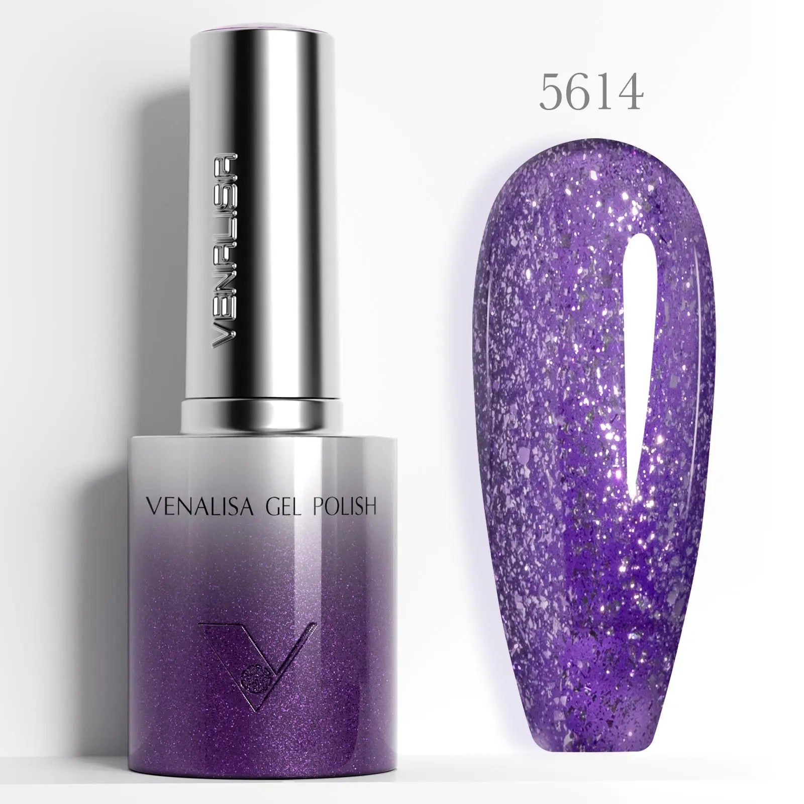 Venalisa 10ml Hema & TPO Free Ultra Cat Eye Effect Nail Gel Polish Soak Off UV LED Long Wear Sparkle Bling Gel Varnish