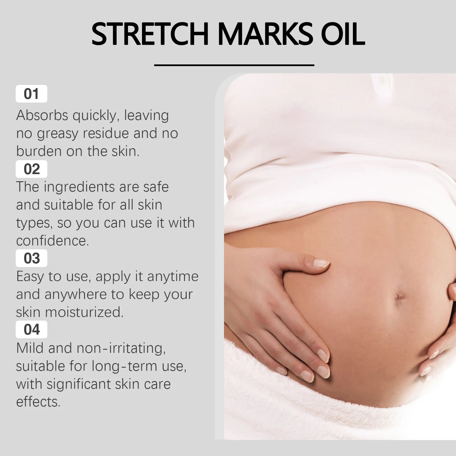 Stretch Marks Removal Oil Removes Postpartum Pregnant Women Scar Improve Sagging Smoothing Skin Whiten Repair Firming Skin Care