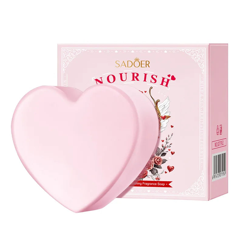 Rose Essential Oil Nourishes Handmade Soap, Deeply Cleanses The Skin,Leaves It Refreshed. It Contains A Built-In Lathering Net