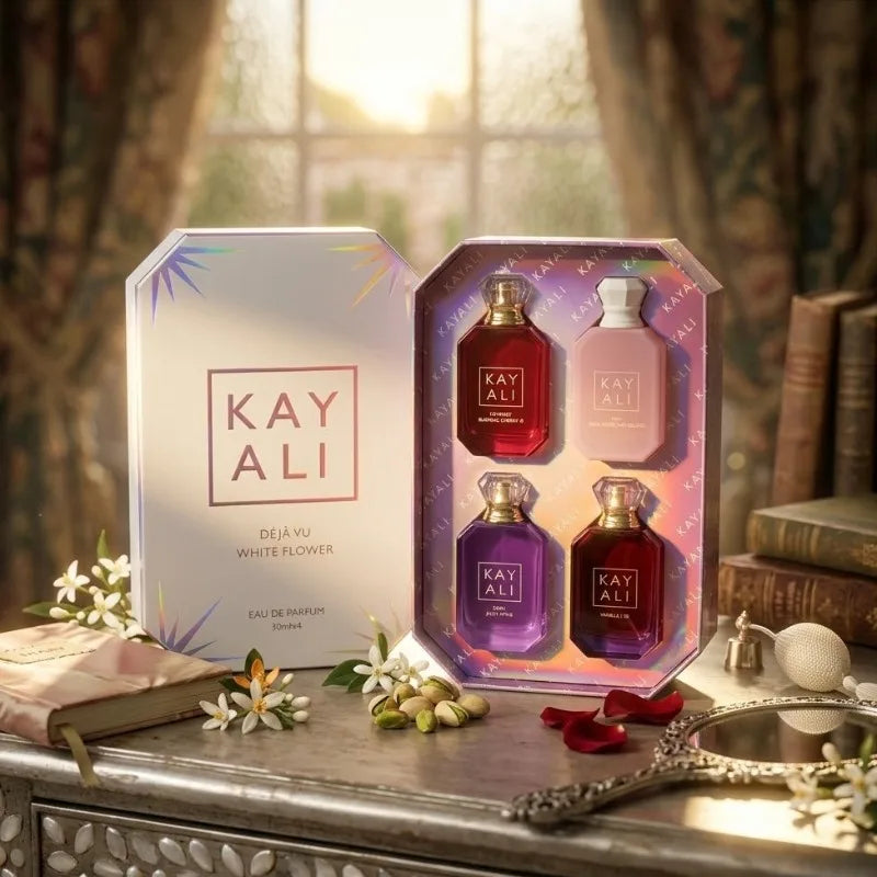 KAYALI Perfume Set 4x30ml Long Lasting Unisex Eau Parfum Luxury Fragrance Collection Sweet Smooth Exotic Elegant Premium Scent