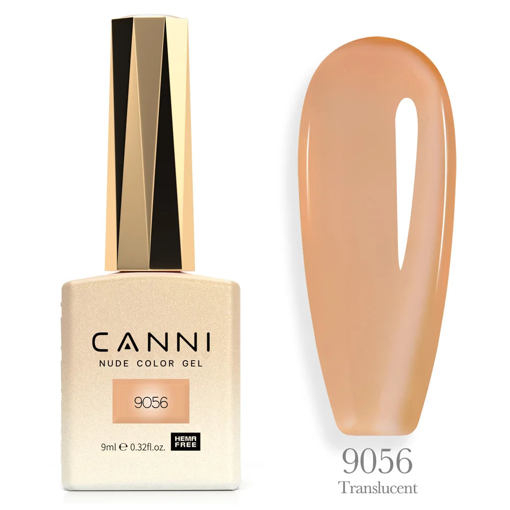 Canni TPO FREE Nail Gel Polish 9ml Jelly Color Transparent Semi Permanent Natural Nude Collection French Nail Gel Lacquer