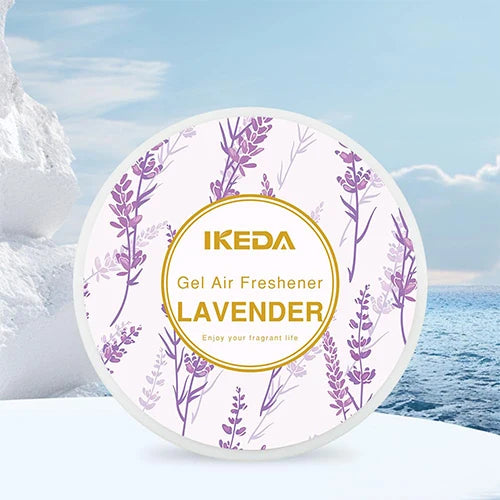 Car air freshener: Peach scented round gel air freshener | deodorizes odors | car fragrance | Long-lasting fragrance | for cars