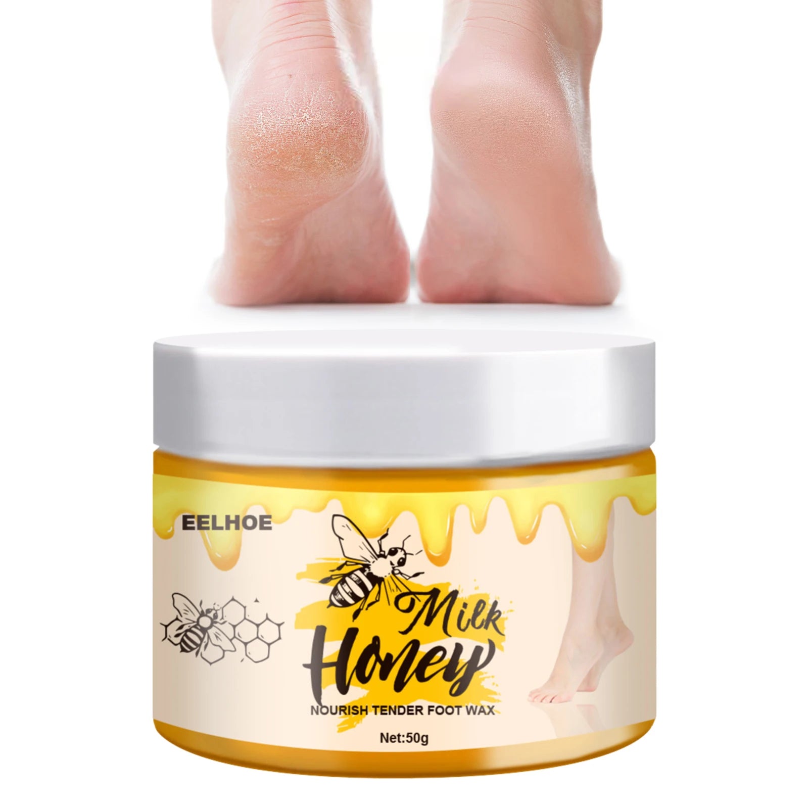 Milk Honey Hand Mask Hand Wax Moisturizing Whitening Skin Care Exfoliating Calluses Hand Film Hands Care Cream