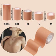 1 Roll  Adhesive Breast Lift Tape Compatible for B.E Cup Bras No Undergarment Modification Instant Bust Lift Tape for Clothing