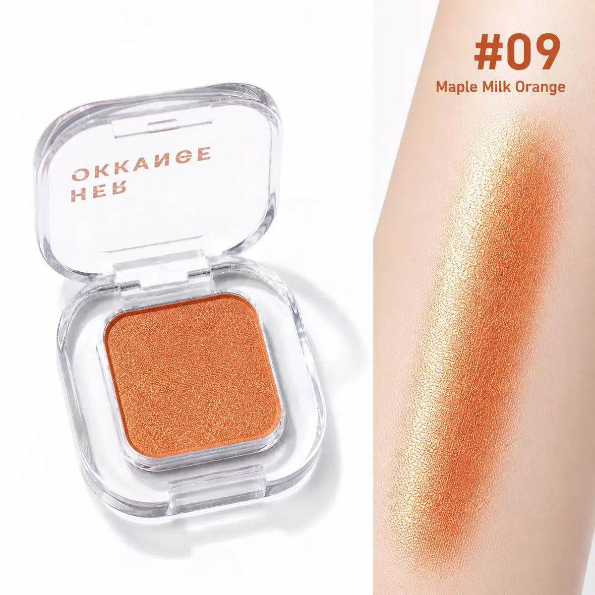 Herorange Low Saturation Matte Single Eyeshadow Waterproof Daily Holiday Gift Cosmetic