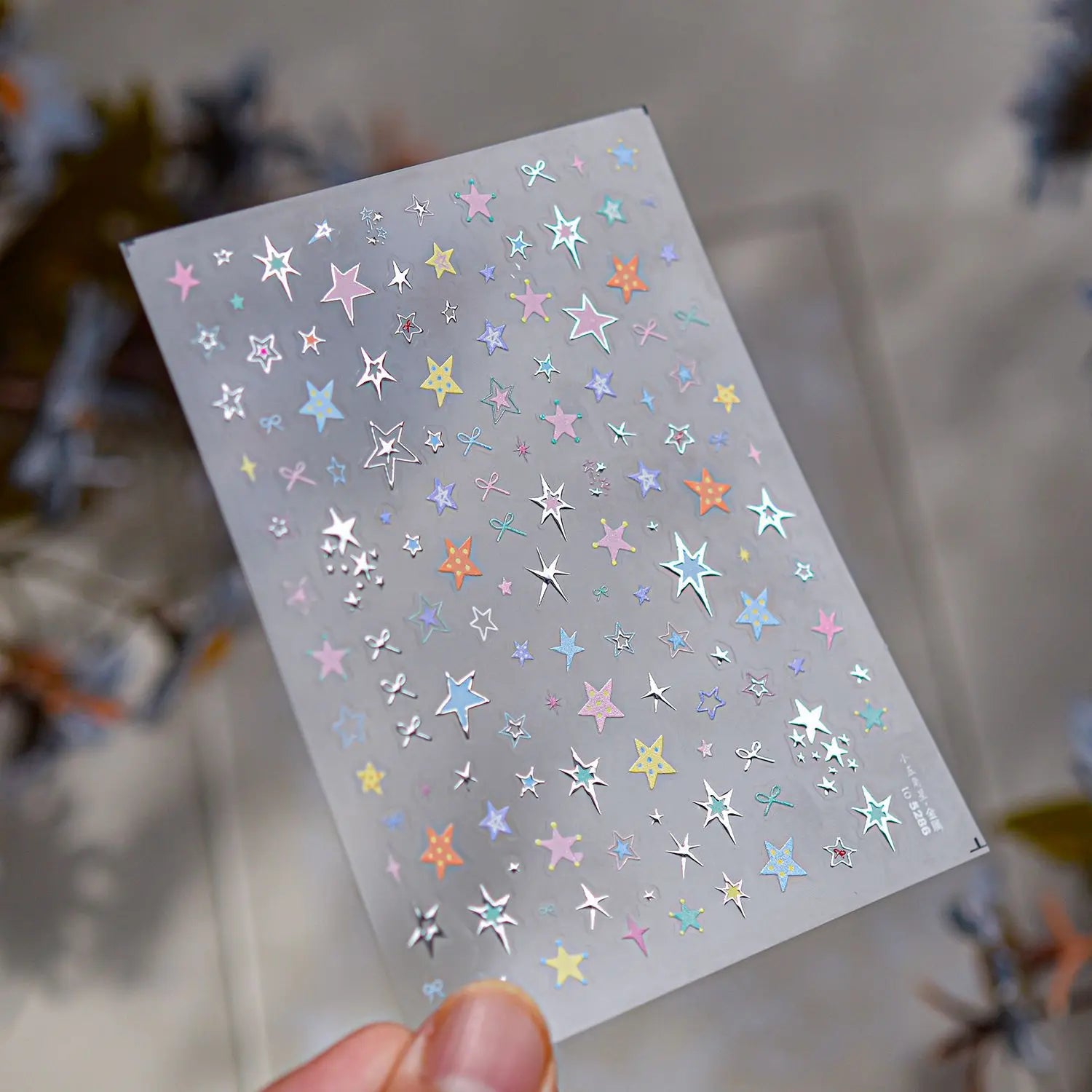 5D Summer Ocean Nail Art Stickers Blue Water Wave Daisy Spiral Pattern Self-adhesive Seaside Nail Decal DIY Manicure Decoration