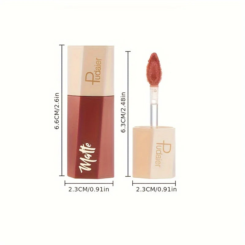 Velvet Matte Liquid Lipstick, Lightweight Thin-as-Fog Texture, Long Lasting Waterproof Lip Makeup Gift for Women