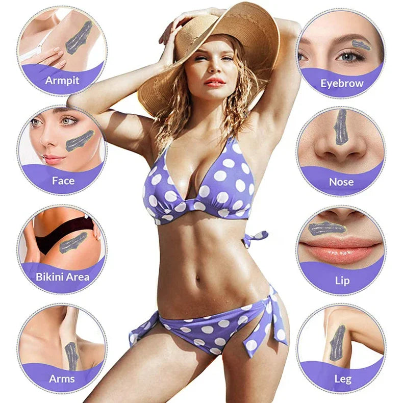 Hair Removal Wax Beads 500g/200g/50g For Wax Heater Painless Depilatory Waxing Body Hair Removal Beans Grooming Tool Unisex