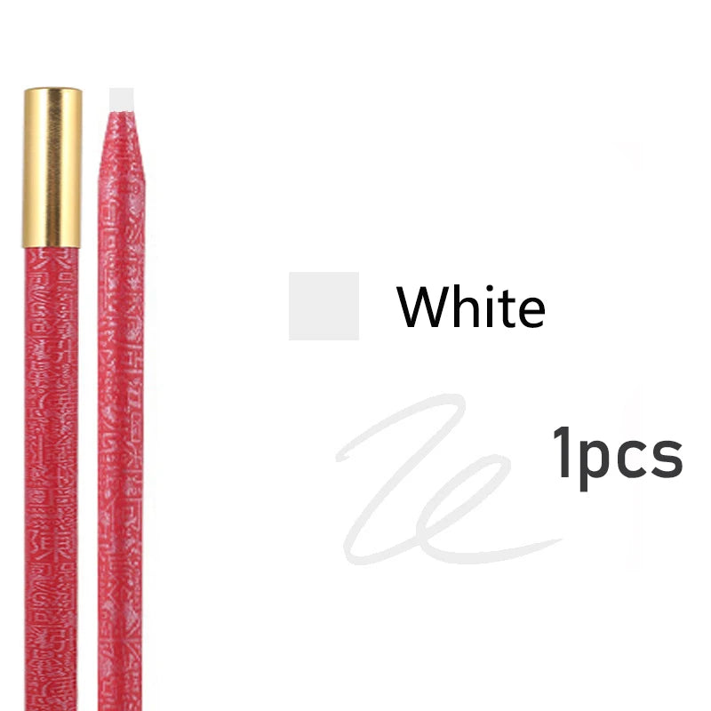 Long Lasting Waterproof  Eyebrow Pencils Peel Off  Red Lip Pencil Set For Microblading Permanent Makeup Pen Eye Liner Gel Pen