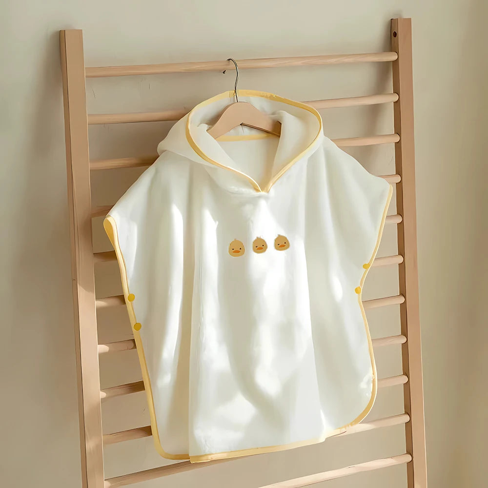 Baby Bath Towel Hooded Winter Warm Soft Coral Velvet Child Bathrobe Cute Cartoon Animal Toddler Sleeping Swaddle Wrap Blanket