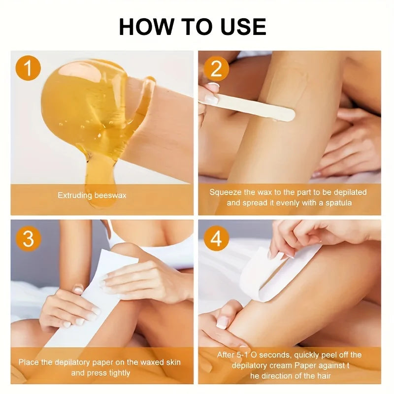Viilife Sugaring Cold Sugar 120g Kit Natural Painless For Arm Leg Facial Underarm Depilatory Wax Hair Removal