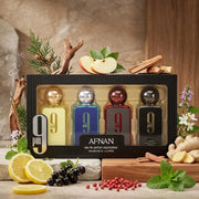 AFNAN 4PCS Perfume Set 30ml Unisex Eau De Parfum Long Lasting Fresh Sweet Woody Aromatic Fragrance Collection Luxury Mini Gift