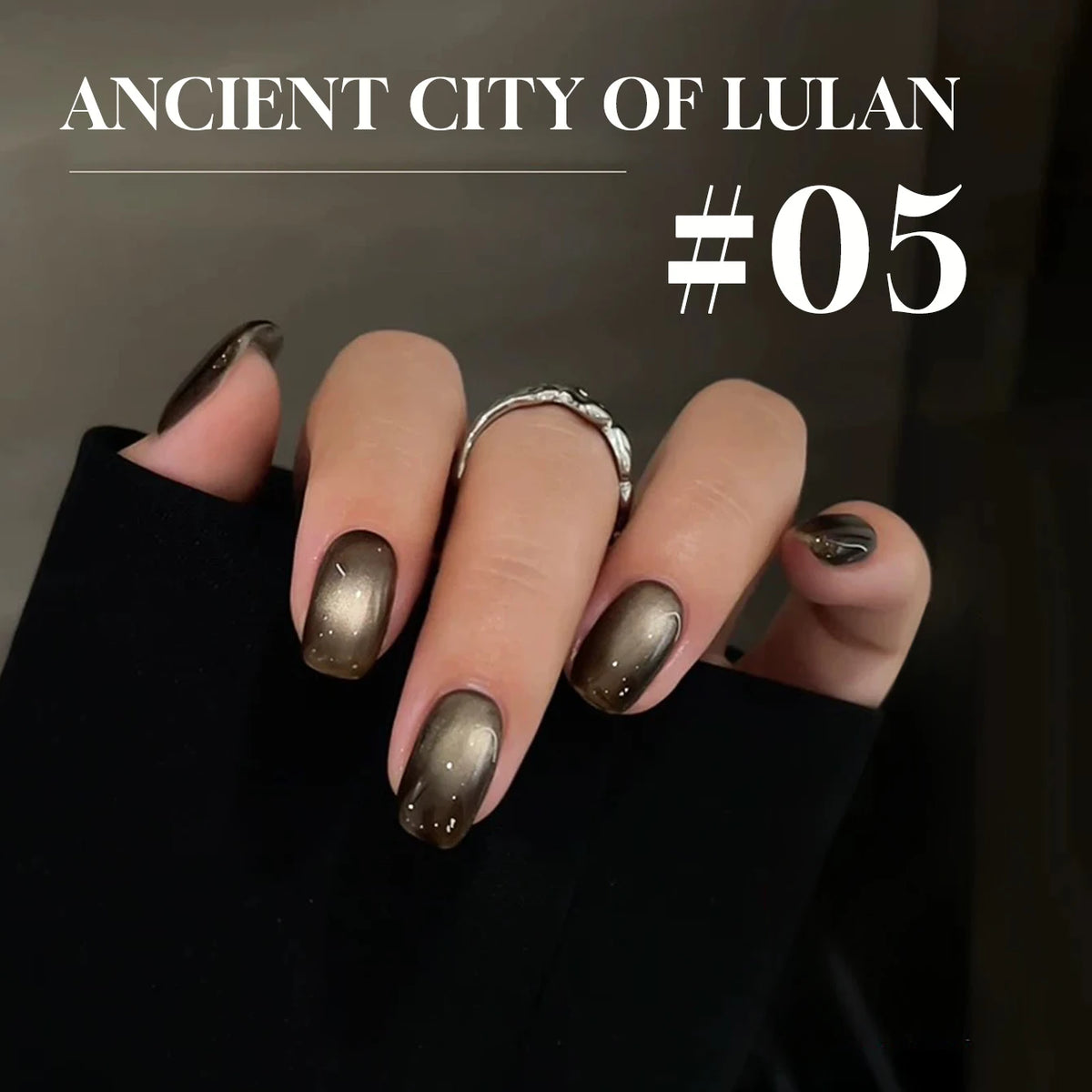 12ml 1-21pcs 2026 New Brown Gold Glass Bead Cat Eye Gel Nail Polish Black Red Magnet Cat Eye Gel Polish Gold Nails Nail Art
