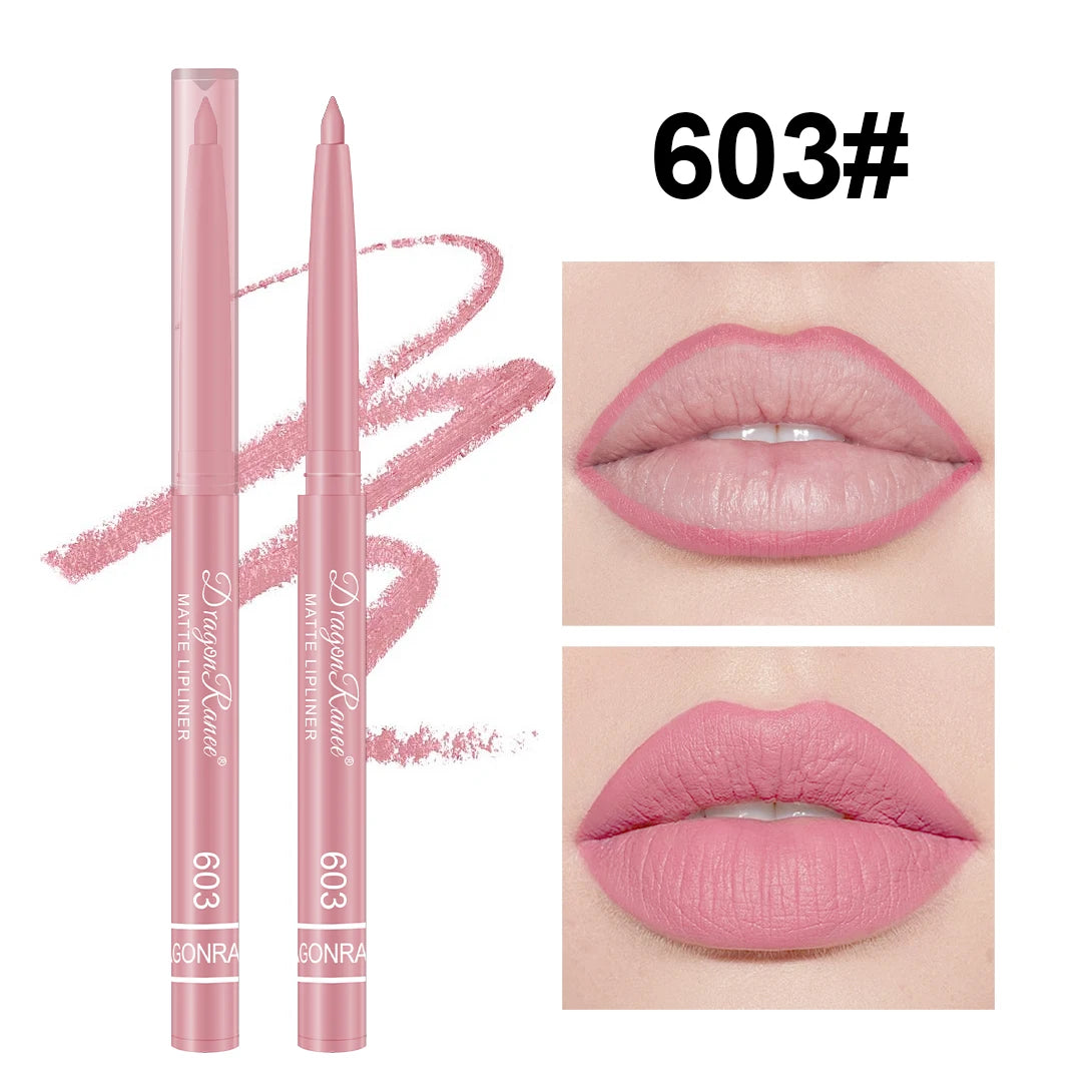 Lip Liner to Outline the Lip Shape, Beginner-Friendly, Natural and Delicate, Waterproof, Matte, Nude Color Lip Liner