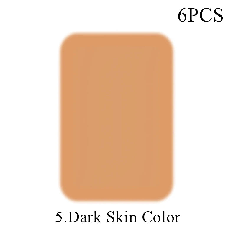 6 Pcs Tattoo Scar Flaw Concealing Tapes Waterproof Tattoo Film Ultra Thin Patch Tattoo Scar Patches Birthmark Concealing Sticker