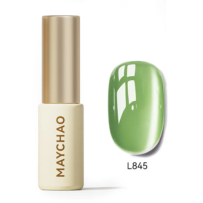 MAYCHAO 5ML Gel Nail Polish 9D Laser Diamond Glitter Cat Eye Gel Semi-Permanent Soak Off UV LED Gel Nail Manicure Tools Nail Art