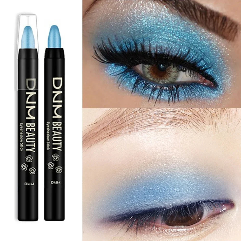 16Colors Shimmer Eyeshadow Stick Pearlescent Waterproof Eyeliner Silkworm Pen Glitter Long Lasting Highlighter Bling Eyes Makeup