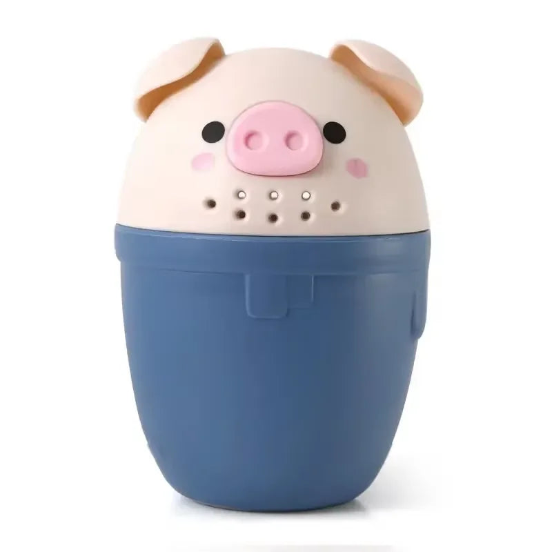 Children's Shampoo Cup, Cute Cartoon Baby Shampoo Shark Cup Bailer, Newborn Baby Toddler Bath Shampoo Shower Scoop, 6.3inch/16cm