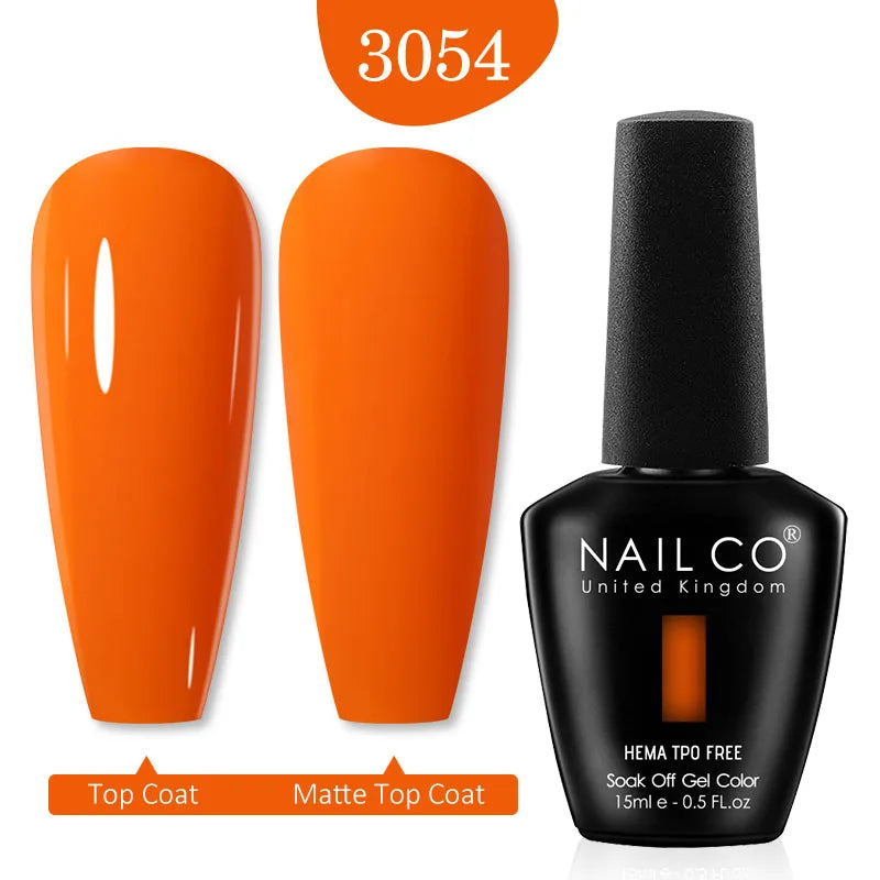 NailCO Pink Colors HEMA FREE Gel Nail Polish Nail Art Vernis Semi Permanent UV Lamp Gel Manicure for Nails Supplies Gel Polish