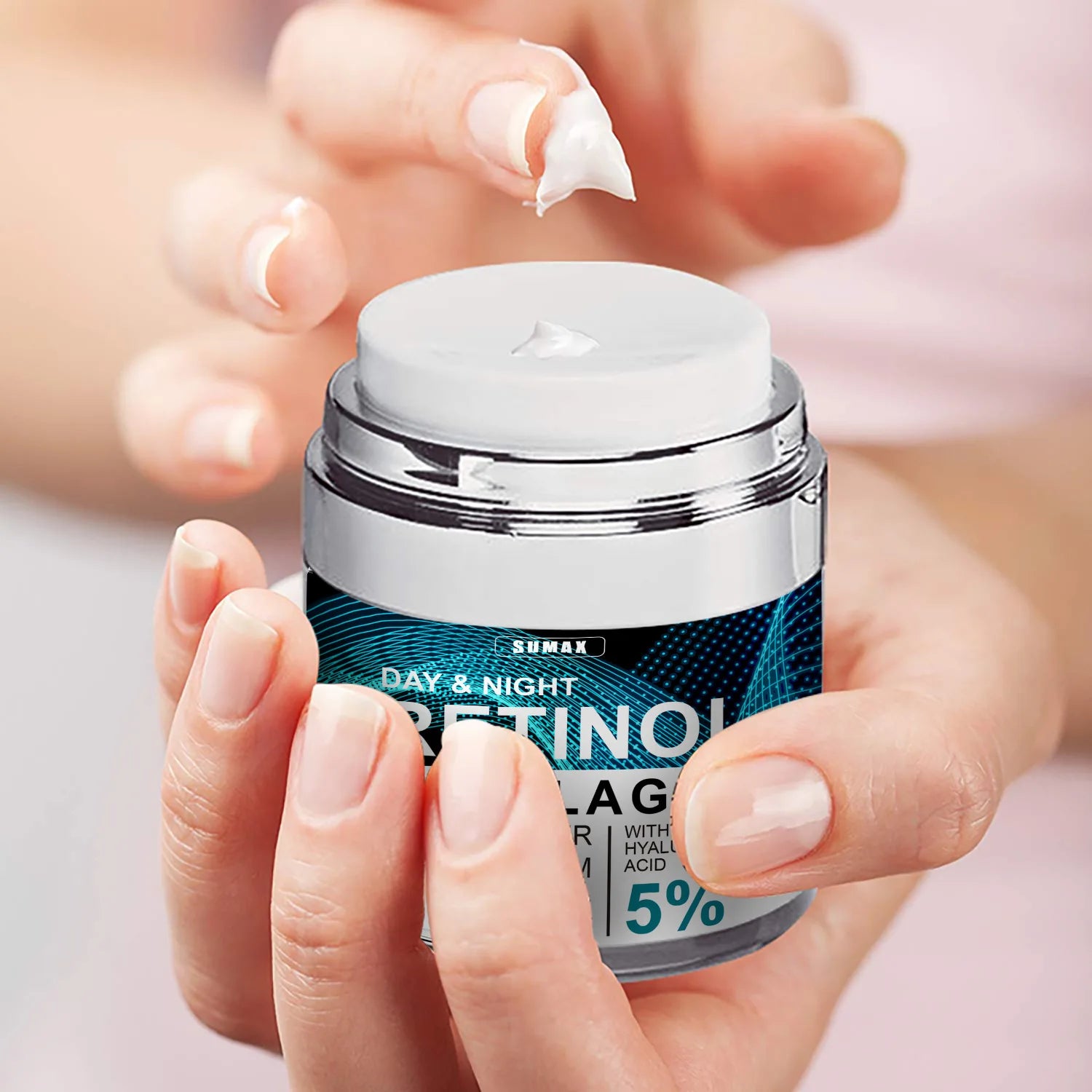 Retinol Improve Wrinkle Face Cream Collagen Lighten Firming Fine Lines Brightening Nourishing Moisturizer Beauty Skin Care 50ml