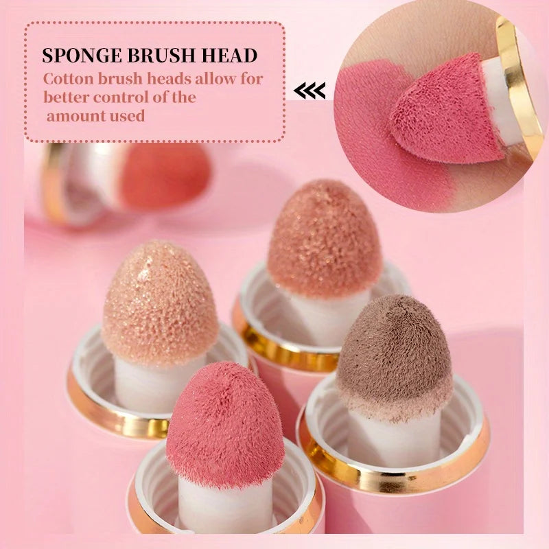 Easy to color and trim matte liquid blush naturally clear