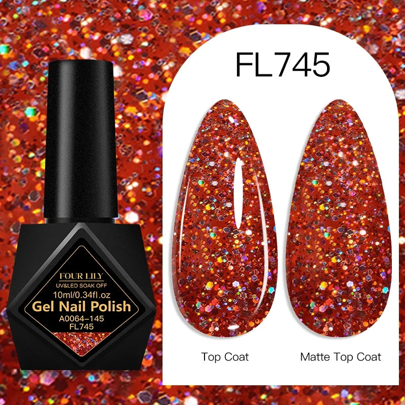 10ml Gel Nail Polish 162 Colors Nail Supplies Vernis Semi Permanent Nail Art Manicure Soak Off LED UV Gel Nail Varnishes Summer