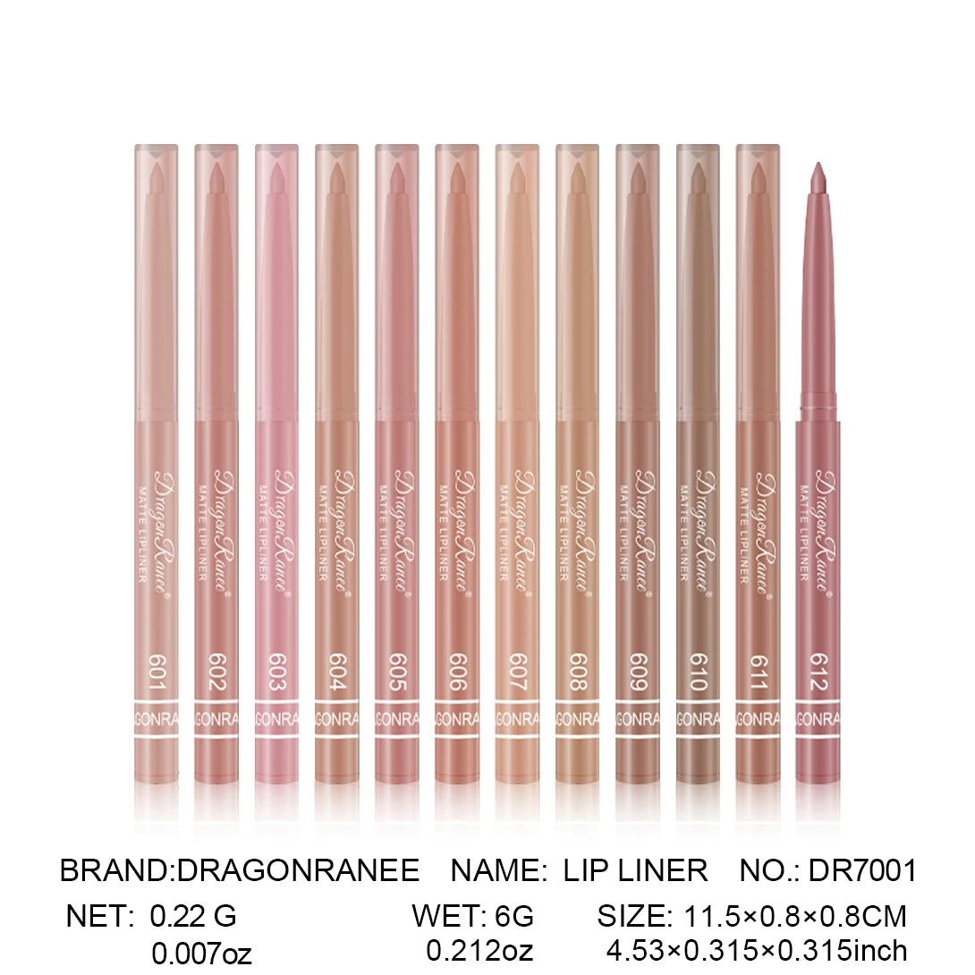 Lip Liner to Outline the Lip Shape, Beginner-Friendly, Natural and Delicate, Waterproof, Matte, Nude Color Lip Liner