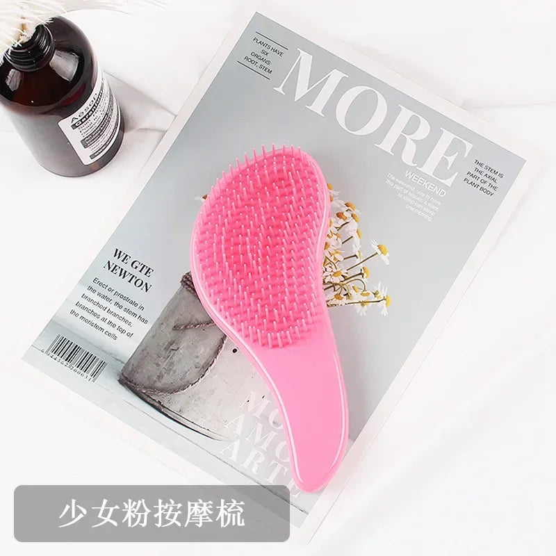 Magic Detangling Comb Anti-static Massage Hair Brush Tangle Detangle Air Cushion Hair Brush Comb Salon Barber Hair Styling Tools