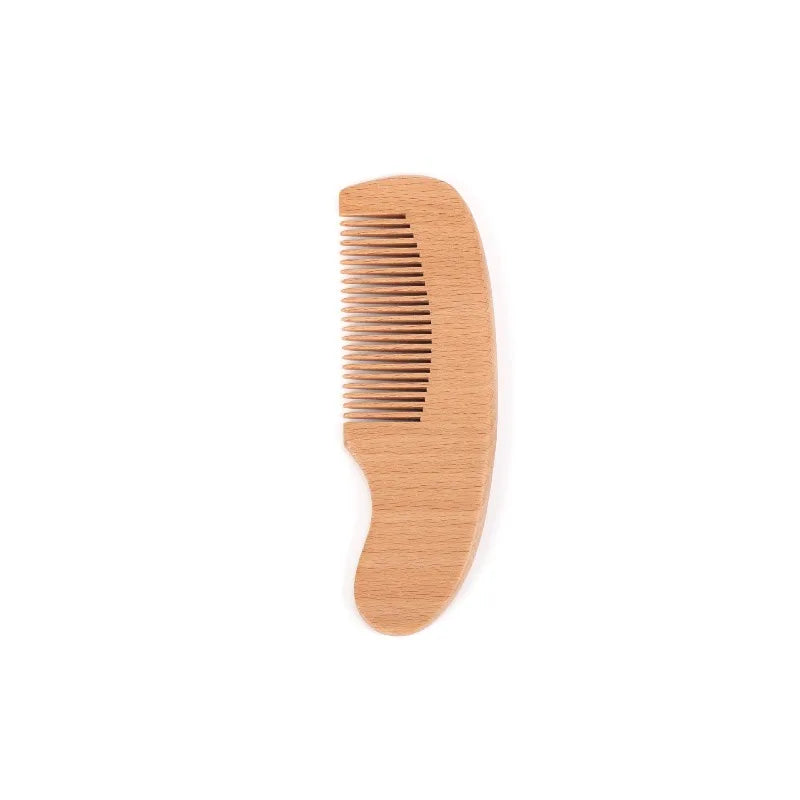 1/2/3PCS Newborn Wool Baby Wooden Brush Comb Newborn Hair Brush Infant Head Massager Portable Comb Hair Bath Brush Comb