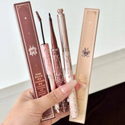 Flower Knows Sweetie Bear Dual Ended Brow Gel and Pencil Set Waterproof Long Lasting Smudge Proof Natural Eyebrow Makeup Kit