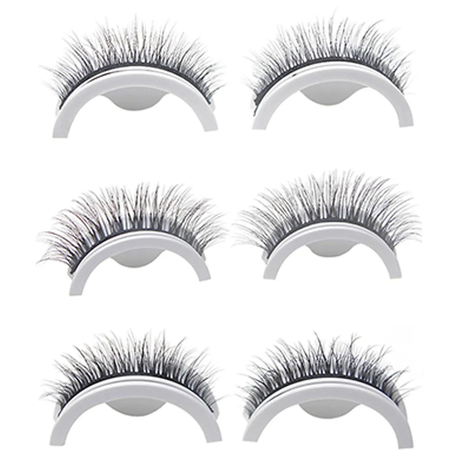 Realistic False Eyelashes Glue-free full strips lash fluffy natural look Thick Eyelashes extenstions professional Makeup