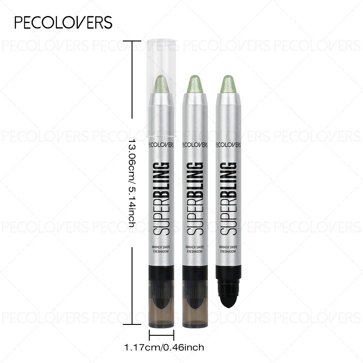 Long-lasting Pearlescent Eye Shadow Stick Shimmer Pigment Blue Purple Colorful Eyeshadow Pencil Colorful Eye Makeup