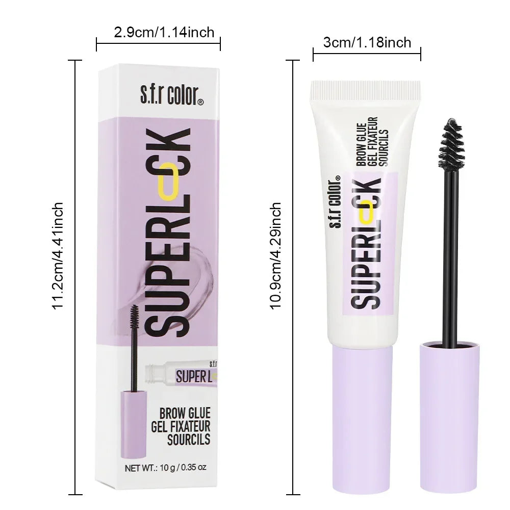 Waterproof Transparent Wild Eyebrow Styling Gel Molding Wax Soap Natural Colorless Brow Shape Fixing Liquid Brows Setting Makeup