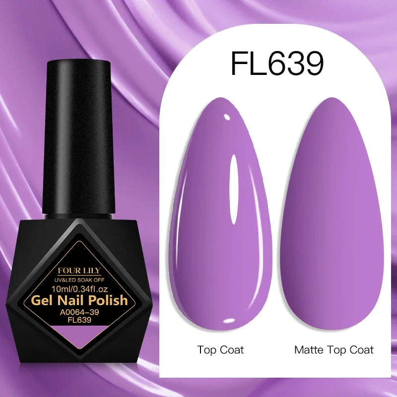 10ml Gel Nail Polish 162 Colors Nail Supplies Vernis Semi Permanent Nail Art Manicure Soak Off LED UV Gel Nail Varnishes Summer
