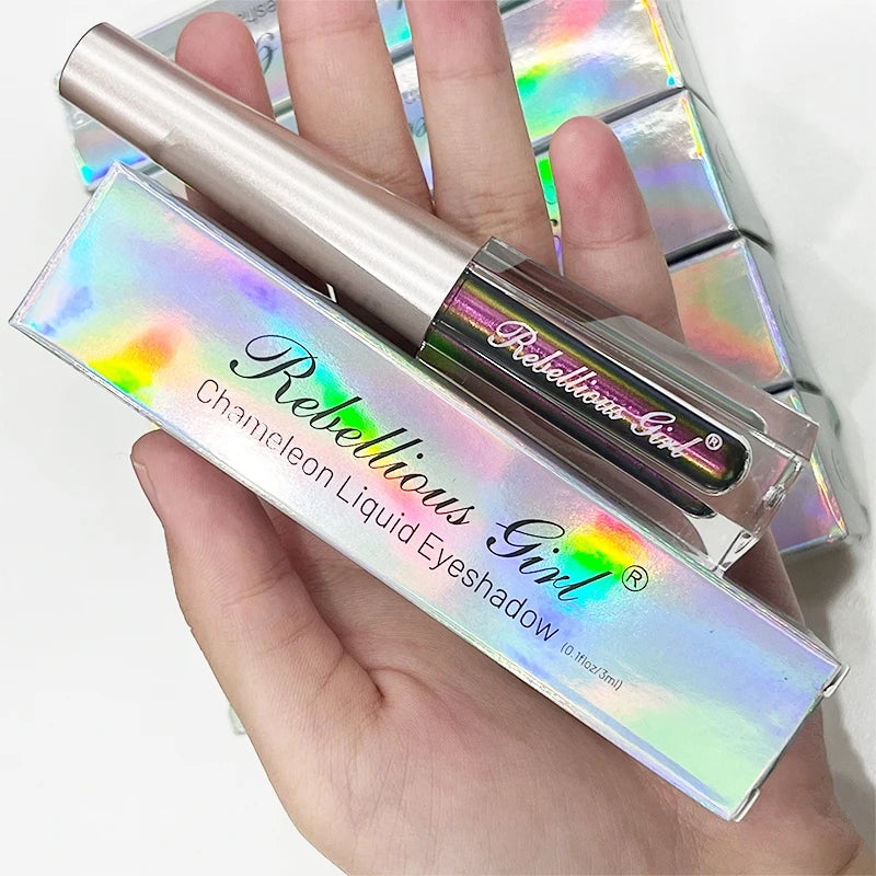 Metallic Glitter Pearlescent Eyeshadow Cream Chameleon Sparkling Liquid Eye Shadow Shimmer Brightening Diamond Highlighter