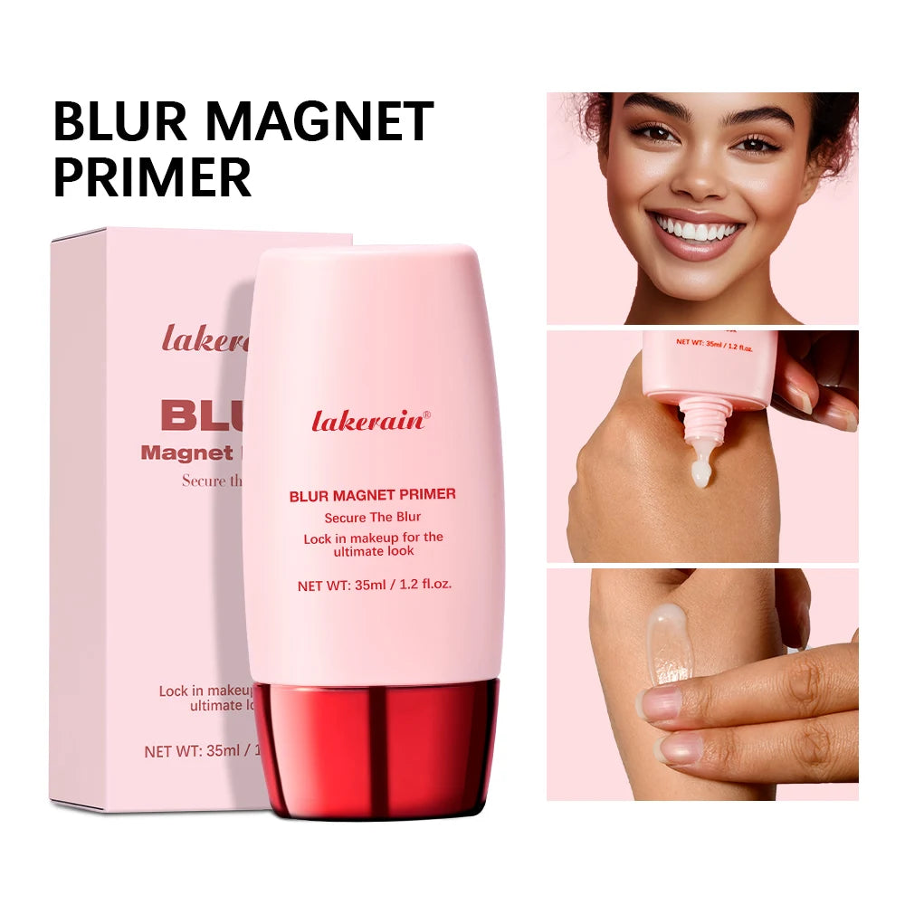 Lakerain Blur Magnet Primer Matte Finish Moisturizing Under Makeup Firming Skin Base Smooth Application Light Texture Primer