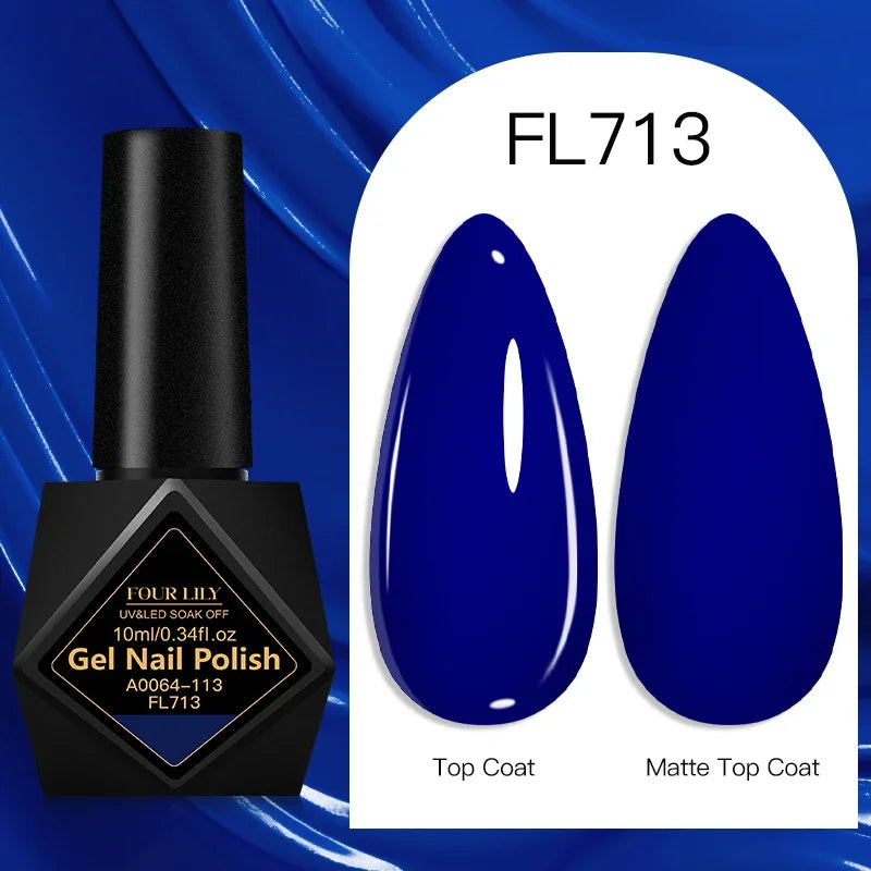 10ml Gel Nail Polish 162 Colors Nail Supplies Vernis Semi Permanent Nail Art Manicure Soak Off LED UV Gel Nail Varnishes Summer