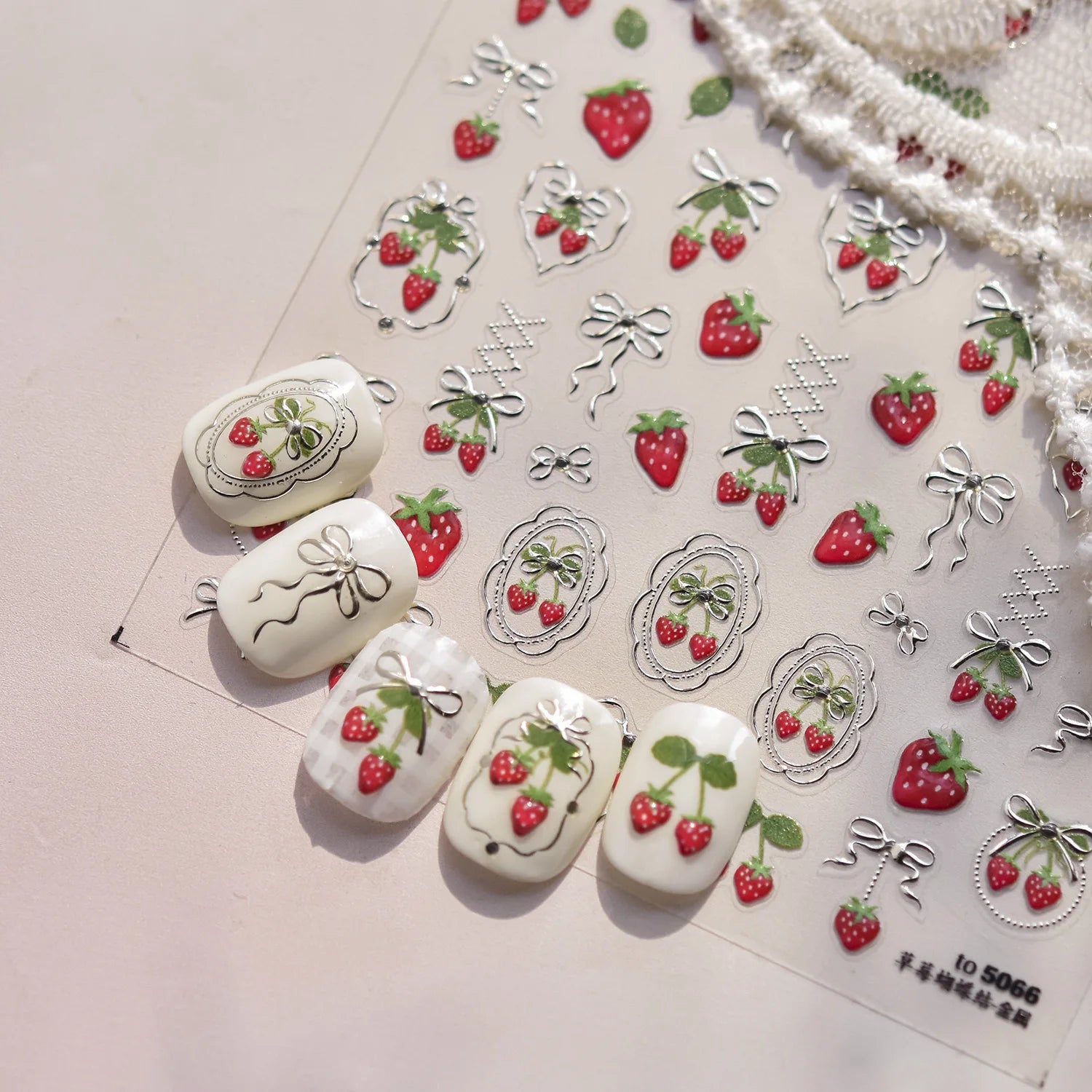 Colorful Balloon Cute Puppy Flower Cherry Bowknot Love Happy Dog Animal Self Adhesive Nail Art Sticker Decoration Manicure Decal