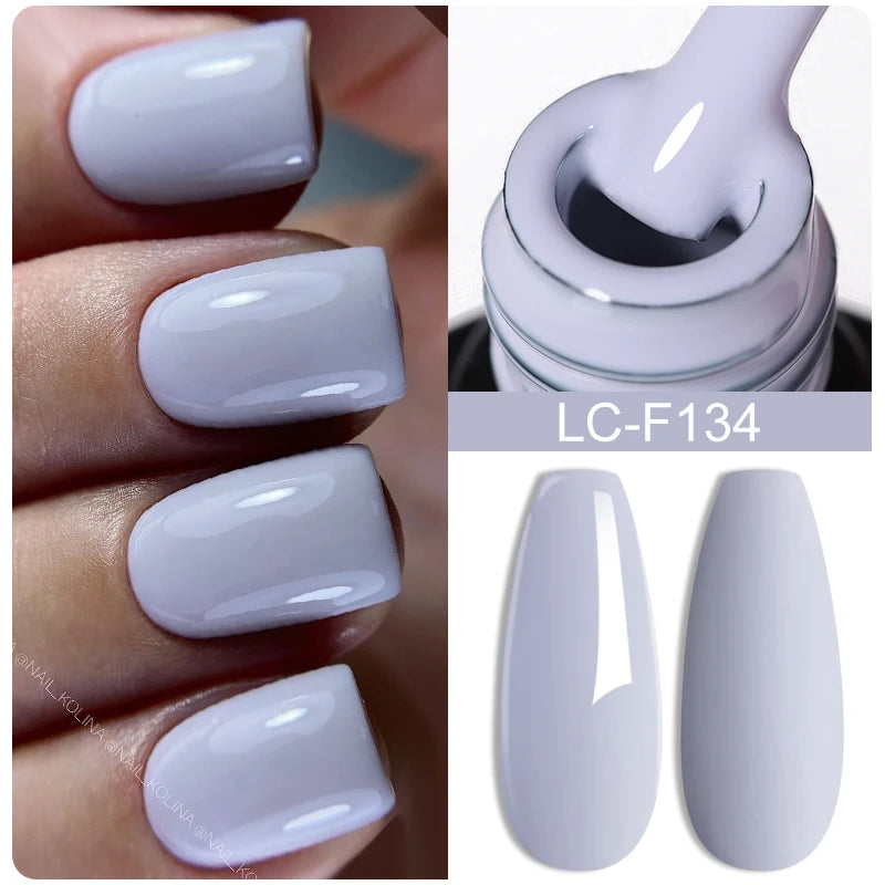 LILYCUTE 7ml Champagne Rose Gold Glitter Gel Nail Polish Colorful Sparking Long Lasting Manicure Soak Off Nails Art Gel Varnish
