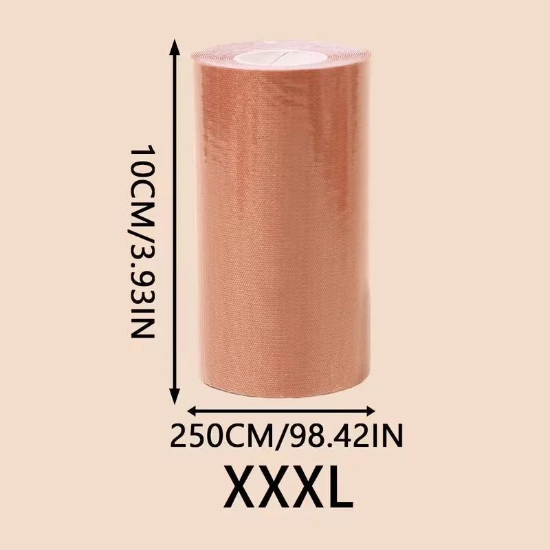 1 Roll  Adhesive Breast Lift Tape Compatible for B.E Cup Bras No Undergarment Modification Instant Bust Lift Tape for Clothing